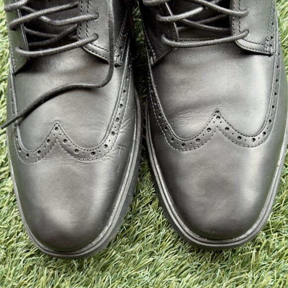 Cole Haan Grand+ Wingtip Oxford Black Leather Men\'s Dress Shoe main image 8